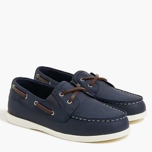J. Crew Crewcuts Kids' navy blue boat shoes size 1